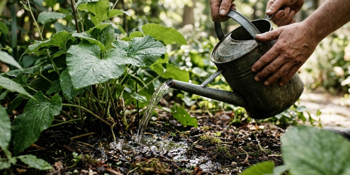 O erro fatal ao regar suas plantas ao meio-dia que cozinha as raízes no vaso