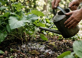 O erro fatal ao regar suas plantas ao meio-dia que cozinha as raízes no vaso