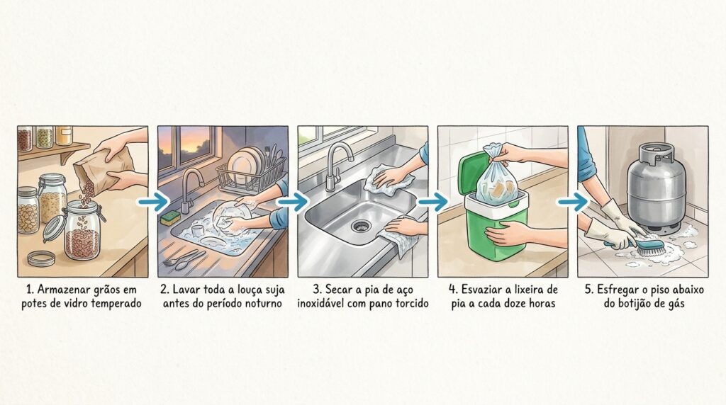 3 erros de organização e o truque de quais são as 5 coisas comuns na sua cozinha que podem atrair ratos