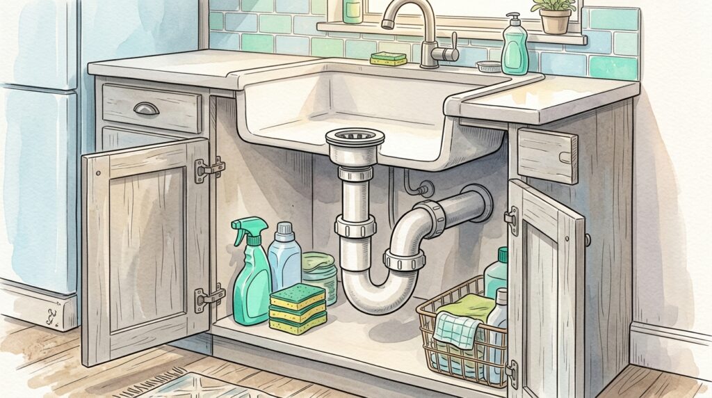 A pia da cozinha escoa a água cada vez mais devagar e faz um som de gorgolejo? Uma rolha de gordura travou o interior do sifão