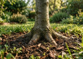 A sua árvore recém-plantada parou de crescer e o tronco está apodrecendo? O erro fatal de enterrar o colo da raiz