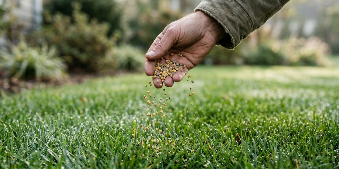 A relva do jardim está a ficar com manchas amarelas circulares e bordas acinzentadas? O ataque do fungo Rhizoctonia (mancha-de-dólar) 
