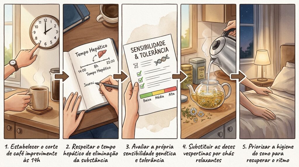 A técnica de descanso mais eficiente sobre o horário exato que você deve parar de tomar café e dormir bem