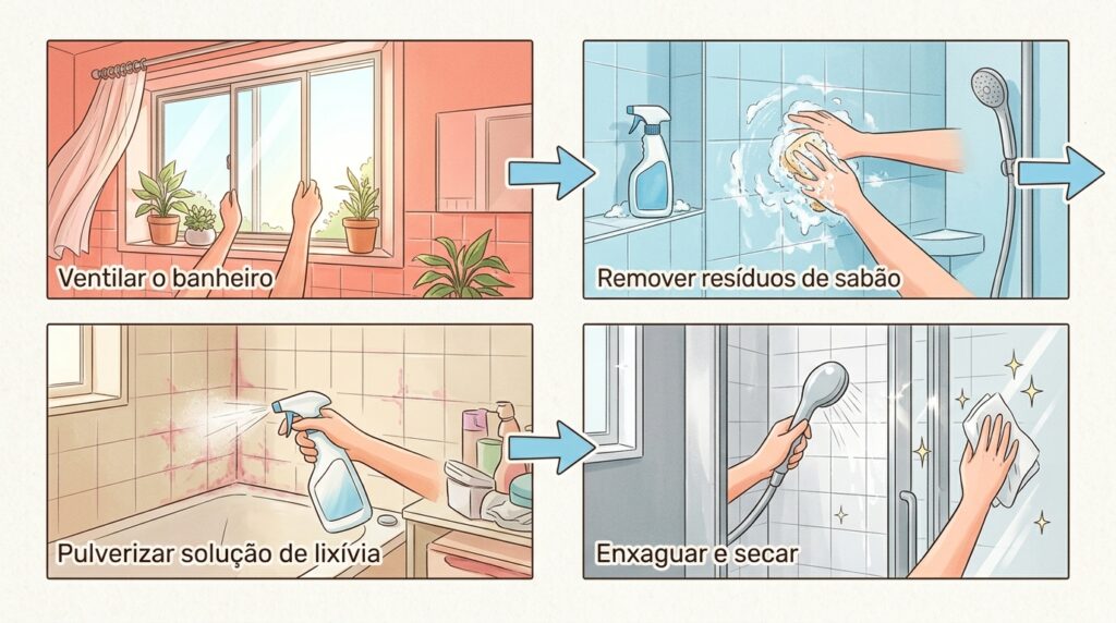 O silicone à volta da banheira ganhou manchas cor-de-rosa em vez do habitual bolor preto? É uma colónia de bactérias a alimentar-se