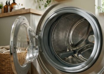 A máquina de lavar deixou pequenos flocos cinzas e gosmentos na roupa limpa? O tambor oculto está com uma crosta de amaciante petrificado