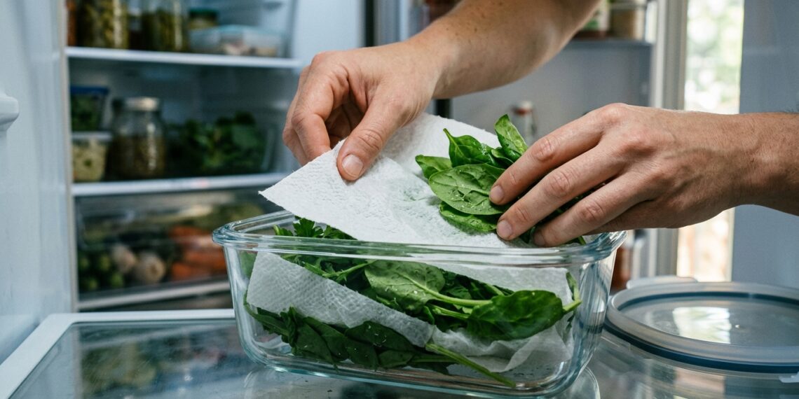 Colocar papel toalha na gaveta de legumes da geladeira: para que serve e quando é conveniente trocá-lo