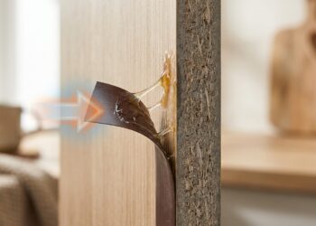 A fita de acabamento das bordas do seu armário de MDF começou a descolar e enrolar? O calor do eletrodoméstico derreteu a cola