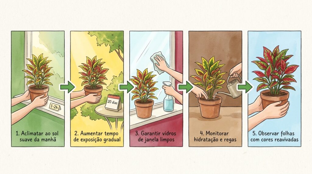 As suas suculentas e cactos perderam a cor viva e ficaram com um tom verde-pálido desbotado? A adaptação forçada à sombra interna