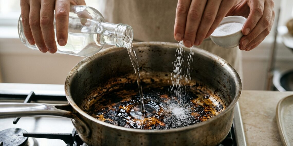 Os erros de lavagem e o truque de por que usar esponja de aço estraga o fundo da panela carbonizada