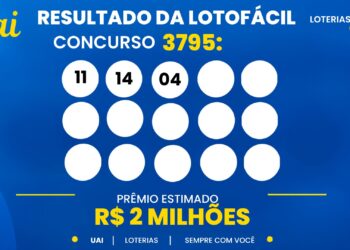 Resultado da Lotofácil 3795: aposta de Arapongas, no Paraná, acerta as 15 dezenas e leva sozinha R$ 1,45 milhão