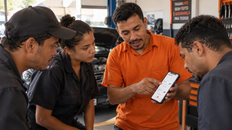Pátio cheio e carro esperando peça: como organizar a oficina mecânica no dia a dia