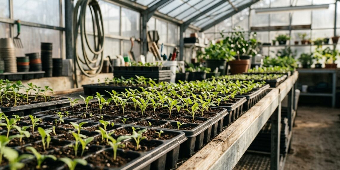 Suas sementes germinam mas os brotos melam e morrem logo nos primeiros dias? A falta de esterilização das bandejas velhas pode estar sabotando a horta