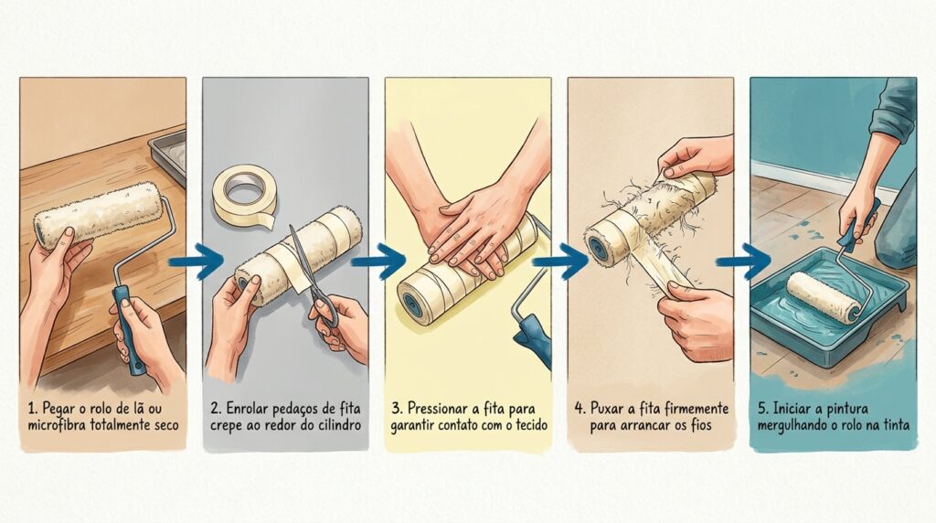 O rolo de pintura novo está a deixar pequenos pelos e fios colados na parede recém-pintada? A falta de remoção eletrostática de fábrica