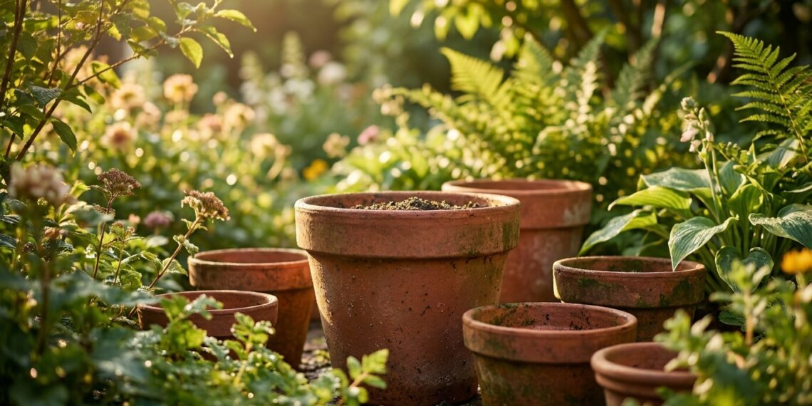 A planta no vaso de barro novinho vive murcha mesmo com regas diárias? O segredo esquecido de hidratar a cerâmica antes do plantio