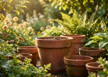 A planta no vaso de barro novinho vive murcha mesmo com regas diárias? O segredo esquecido de hidratar a cerâmica antes do plantio