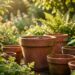 A planta no vaso de barro novinho vive murcha mesmo com regas diárias? O segredo esquecido de hidratar a cerâmica antes do plantio