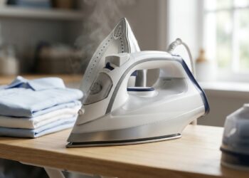 Seu ferro a vapor cospe água amarelada e mancha as camisas brancas na hora de passar? O calcário acumulado no reservatório interno é o culpado