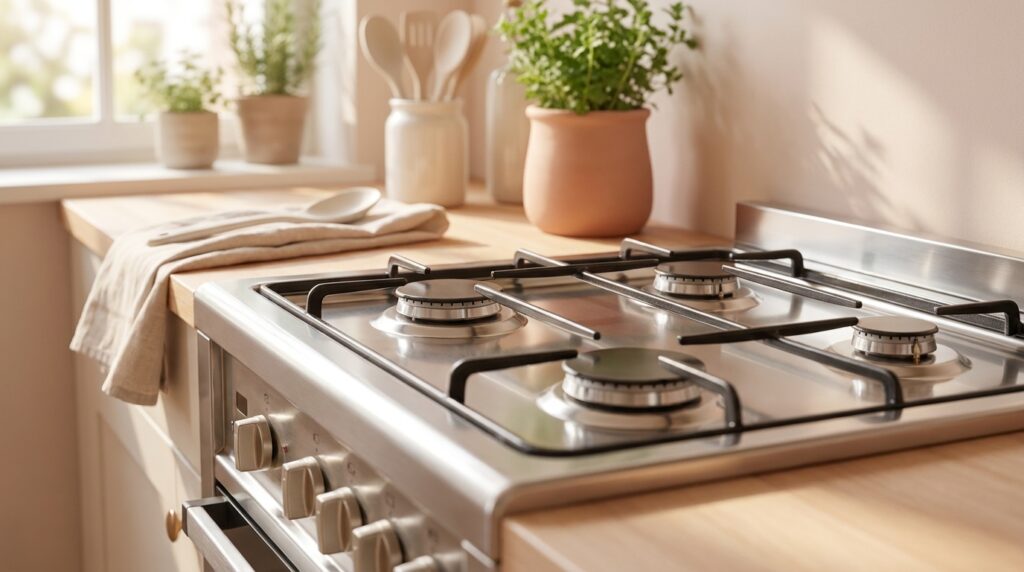 Sofrendo para arrancar a gordura frita do vidro do fogão cooktop? O papel toalha úmido faz o trabalho pesado por você