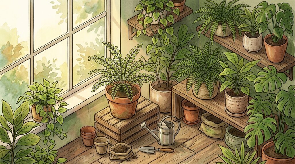 Levou a planta de interior para tomar um solzinho lá fora e as folhas ficaram brancas? O choque de radiação queimou o tecido vegetal