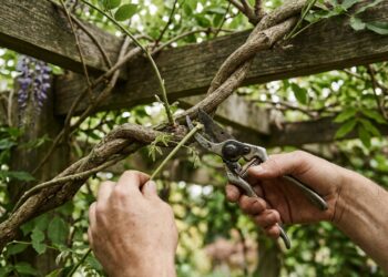A sua trepadeira glicínia é um monstro verde imparável que nunca deu flores? A prisão hormonal do estado vegetativo