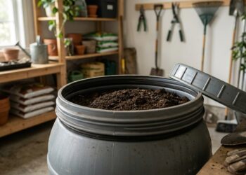 O adubo orgânico guardado na lavanderia mofou e ficou com cheiro forte de podre? A umidade do ambiente destruiu os nutrientes do fertilizante