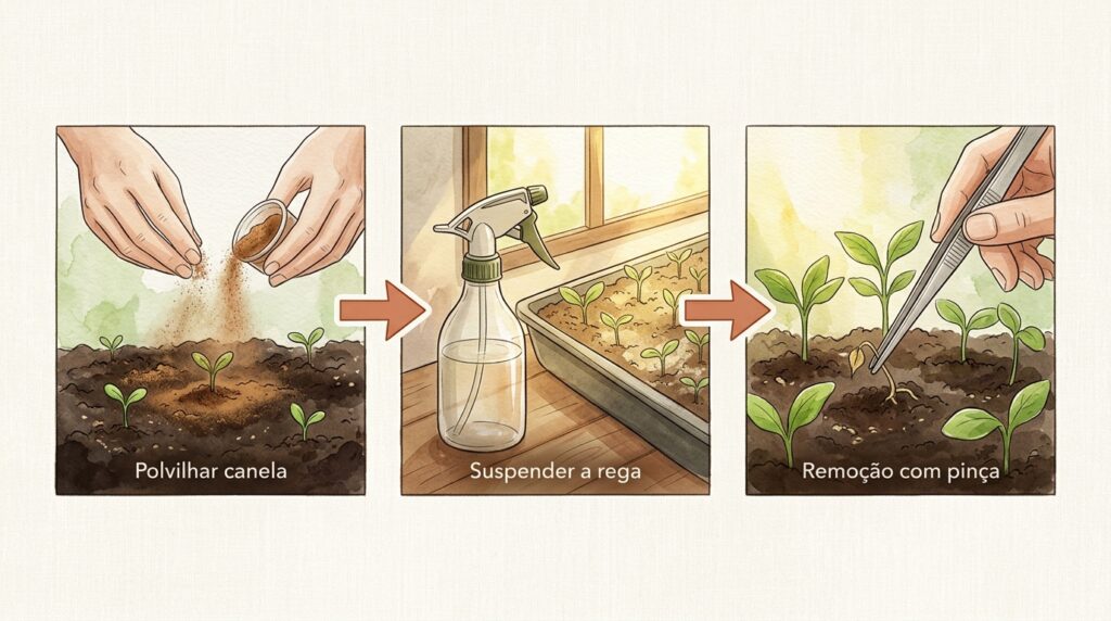 Suas sementes germinam bem, mas os brotos caem de lado e morrem no dia seguinte? O fungo de tombamento ataca na terra encharcada