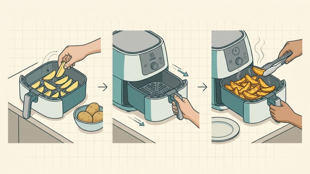 Air_fryer_usage_steps_20261021013336-1024x576 A air fryer parece a opção mais saudável, mas há um erro de uso que muita gente comete