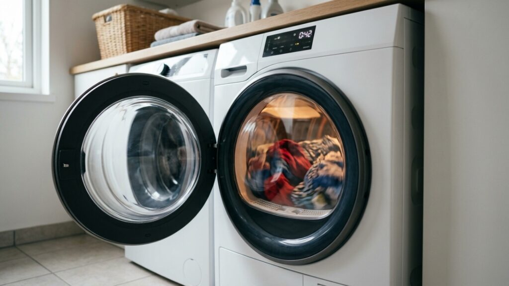 Filtro e ventilação que afetam a secagem das roupas