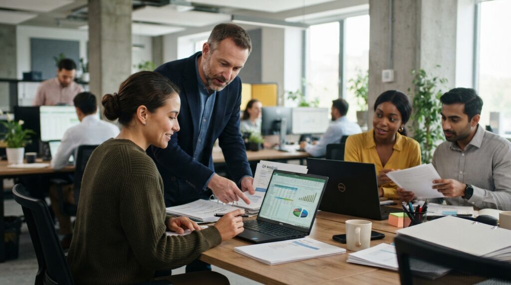 Coworkers_organizing_documents_i%E2%80%A6_20261015150736-1024x572 A psicologia sugere que pequenas gentilezas podem se espalhar além de quem recebeu o gesto, porque a gratidão também aumenta a disposição de ajudar outras pessoas