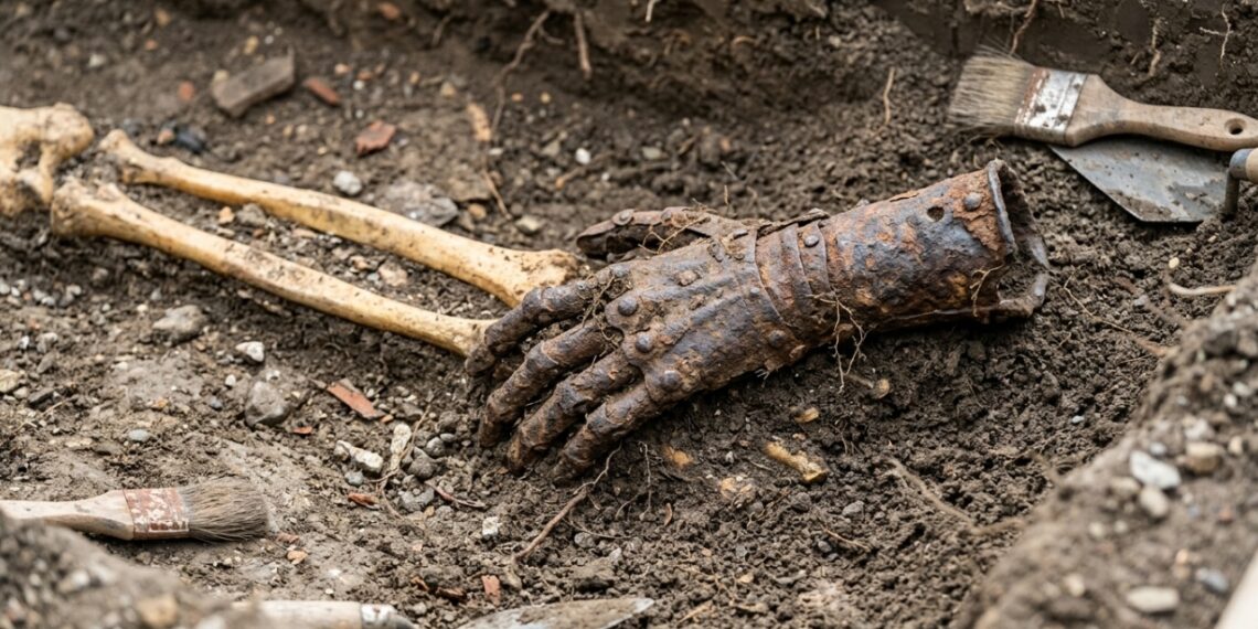 Prótese histórica de ferro encontrada na Baviera