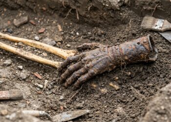 Prótese histórica de ferro encontrada na Baviera