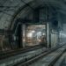O terceiro corredor de segurança do túnel sob o Canal da Mancha