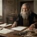 Leonardo da Vinci elimina elementos de uma mesa de trabalho e mantém apenas o essencial.
