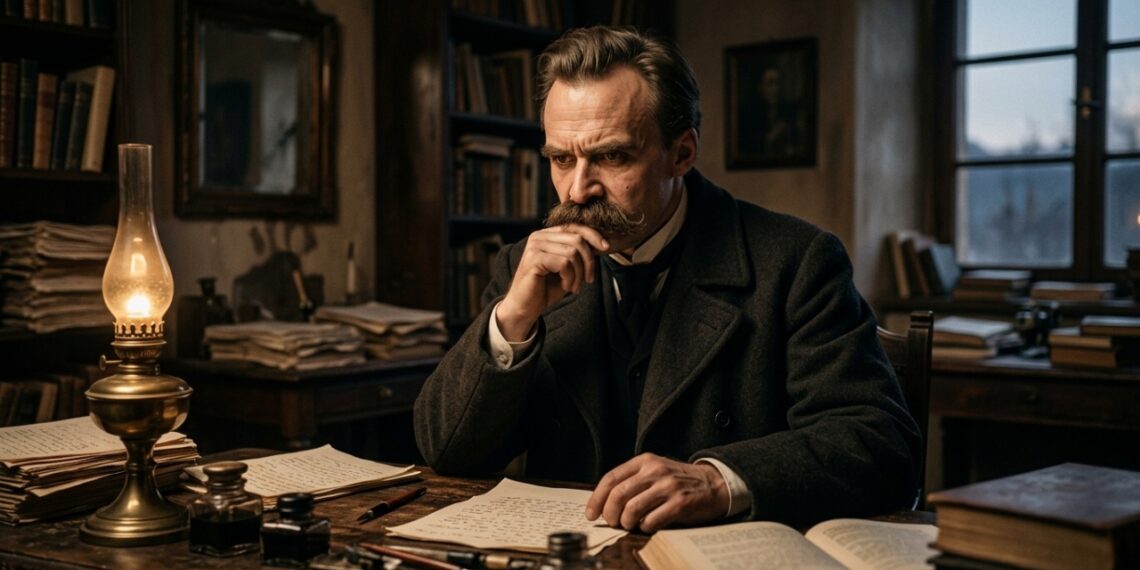 Reflexão de Nietzsche sobre conflitos e comportamento