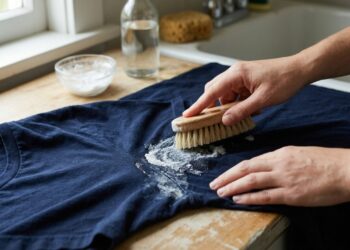 Como remover manchas de desodorante sem danificar as roupas