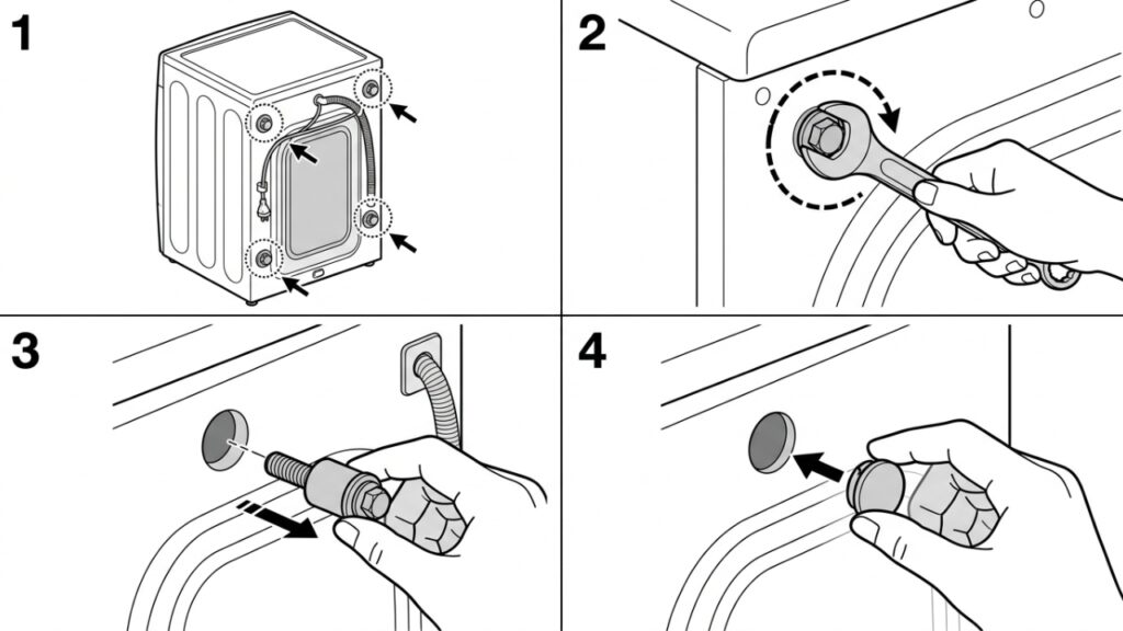 Removing_transit_bolts_step-by-step_20261007155040-1024x576 Os grandes parafusos atrás de uma máquina de lavar nova não devem ficar ali: eles travam o tambor durante o transporte e precisam sair antes do primeiro ciclo