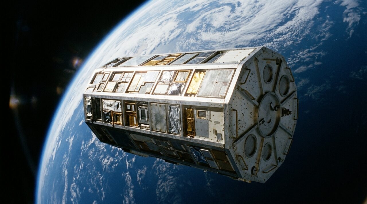 Panorama: Lançado em 1984 e resgatado em 1990, satélite da NASA passou quase seis anos no espaço testando materiais