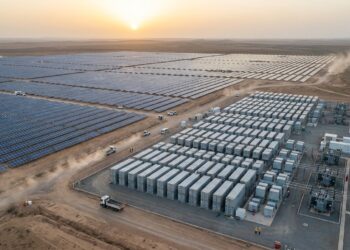 Grande parque solar no Marrocos aparece integrado a um sistema de baterias em escala de rede.