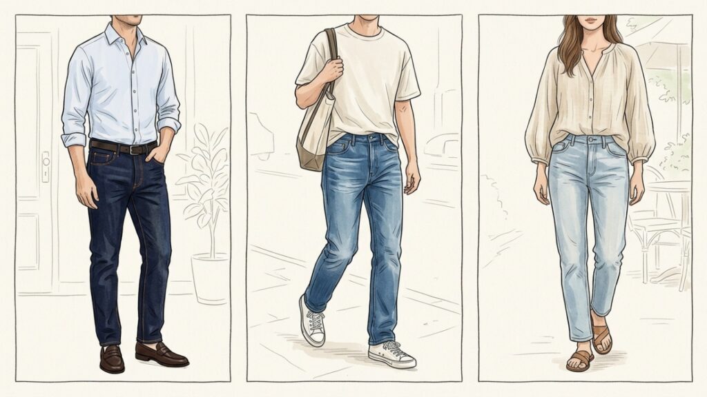 Styling_jeans_outfits_sequentially_20261015190656-1024x576 Jeans não é tudo igual! Aprenda como harmonizar cada lavagem