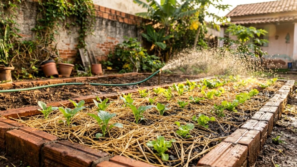Espalhar papelão no jardim e molhar as folhas: para que serve essa técnica contra o mato