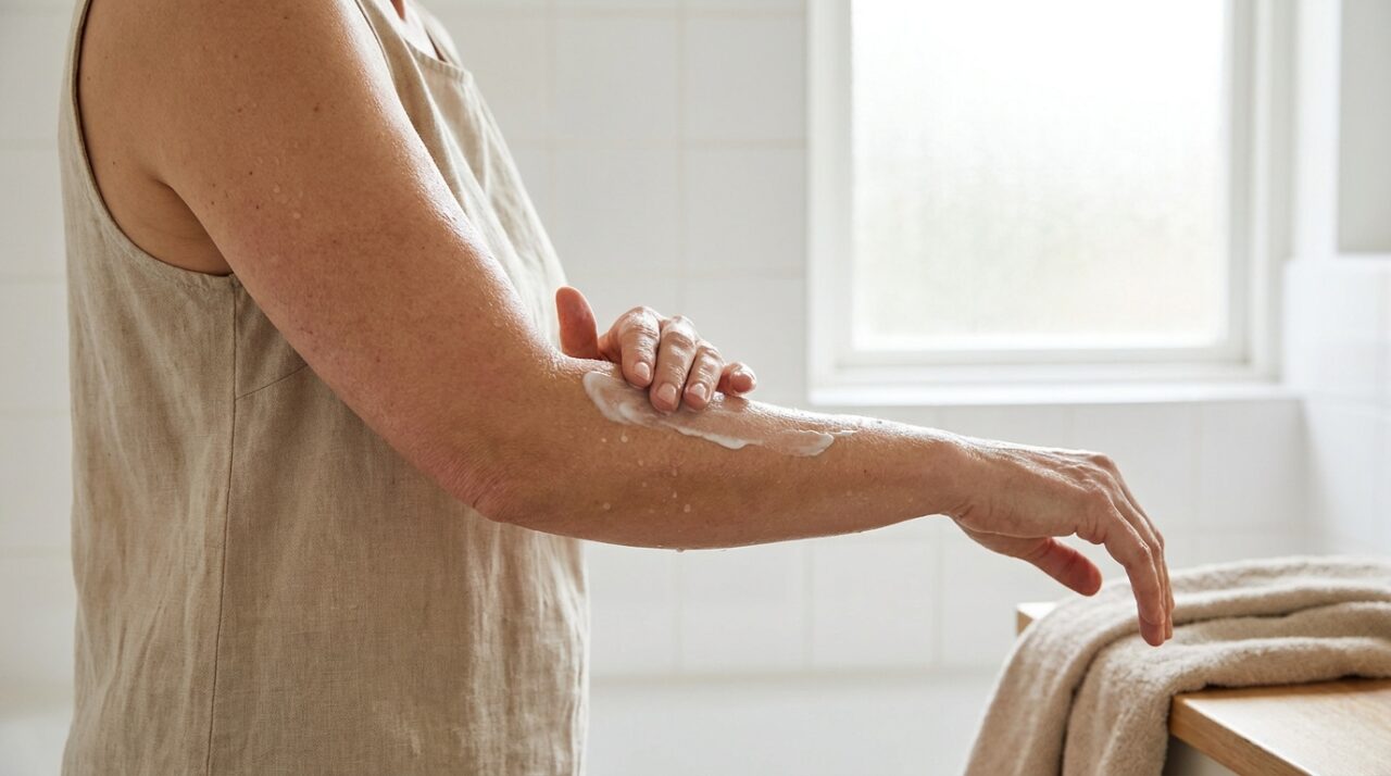 Os dermatologistas explicam: “Aplicar hidratante logo após o banho, com a pele ainda levemente úmida, pode ajudar a reter a água e reduzir a sensação de ressecamento”