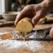 O truque da batata crua com bicarbonato que remove a ferrugem de facas sem arranhar