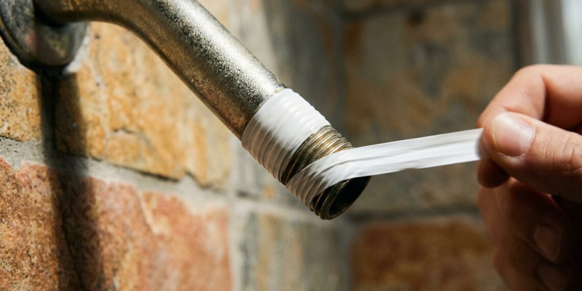 O cano do chuveiro elétrico fica tombando torto para baixo com o peso da água? A rosca de fixação na parede sofreu desgaste por vibração contínua