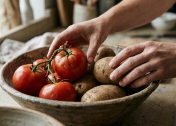 O erro ao guardar tomates e batatas na geladeira que estraga o sabor e a textura em dias