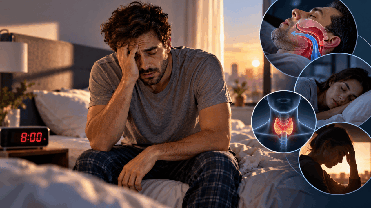 Por que você continua cansado mesmo dormindo 8 horas? Veja as causas que podem prejudicar a recuperação do corpo