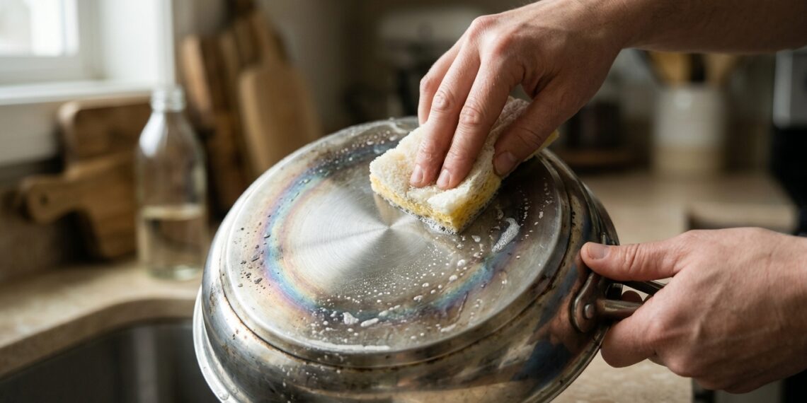 O ingrediente da sua despensa que devolve o brilho de fábrica para panelas de inox manchadas