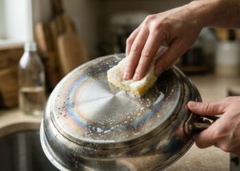 O ingrediente da sua despensa que devolve o brilho de fábrica para panelas de inox manchadas