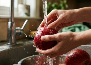 Como lavar maçãs corretamente e remover restos de pesticidas e sujeira sem detergente e sem química desnecessária