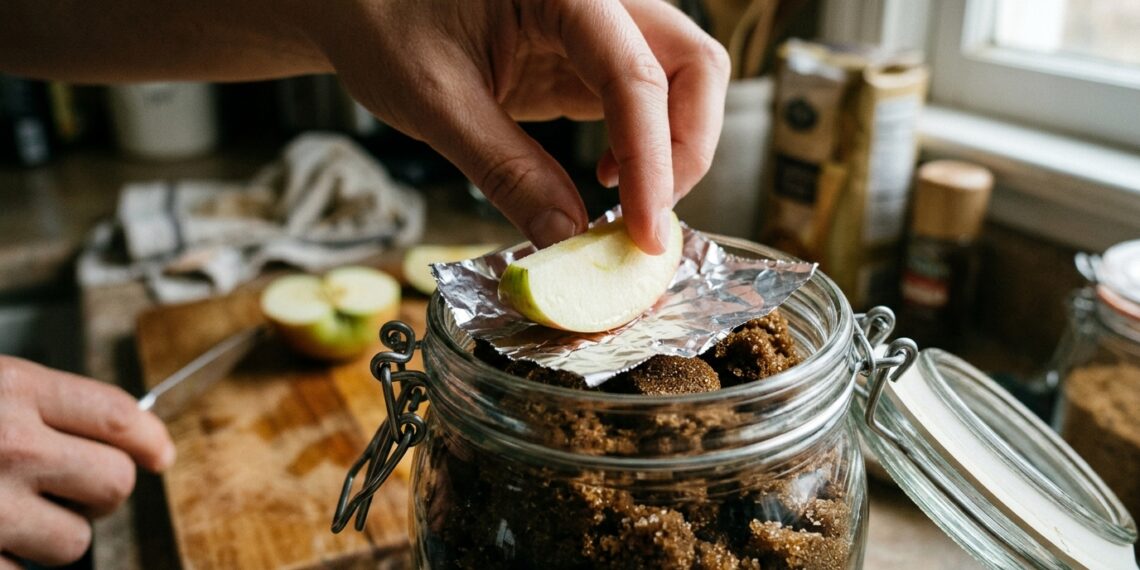 O açúcar amarelo ou mascavado transformou-se num bloco sólido impossível de usar? A evaporação da humidade do melaço