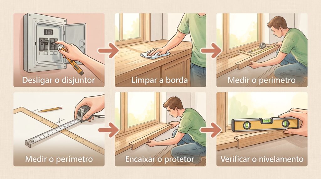 As borrachinhas de acabamento das pás do ventilador de teto começaram a esfarelar e cair no chão da sala? O material envelheceu
